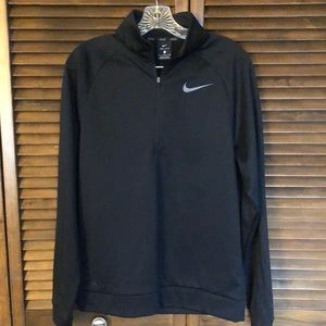 Nike DRI-FIT Golf Pullover - Small - Black